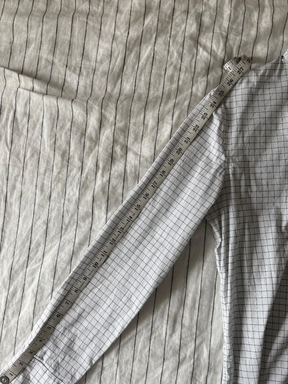 Banana Republic white checked
